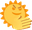 AngrySunWithFaceClap