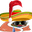 Mexicansantaglassesblanketcry